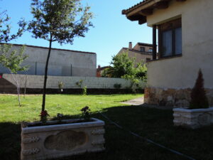 zona exterior de la Casa Rural en Saldaña de Ayllón