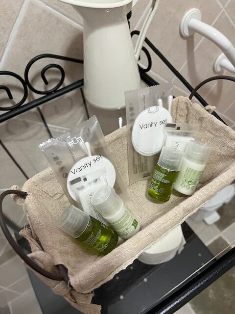 amenities en baño de Casa Rural en Saldaña de Ayllón